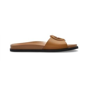 Brown Slide Sandals